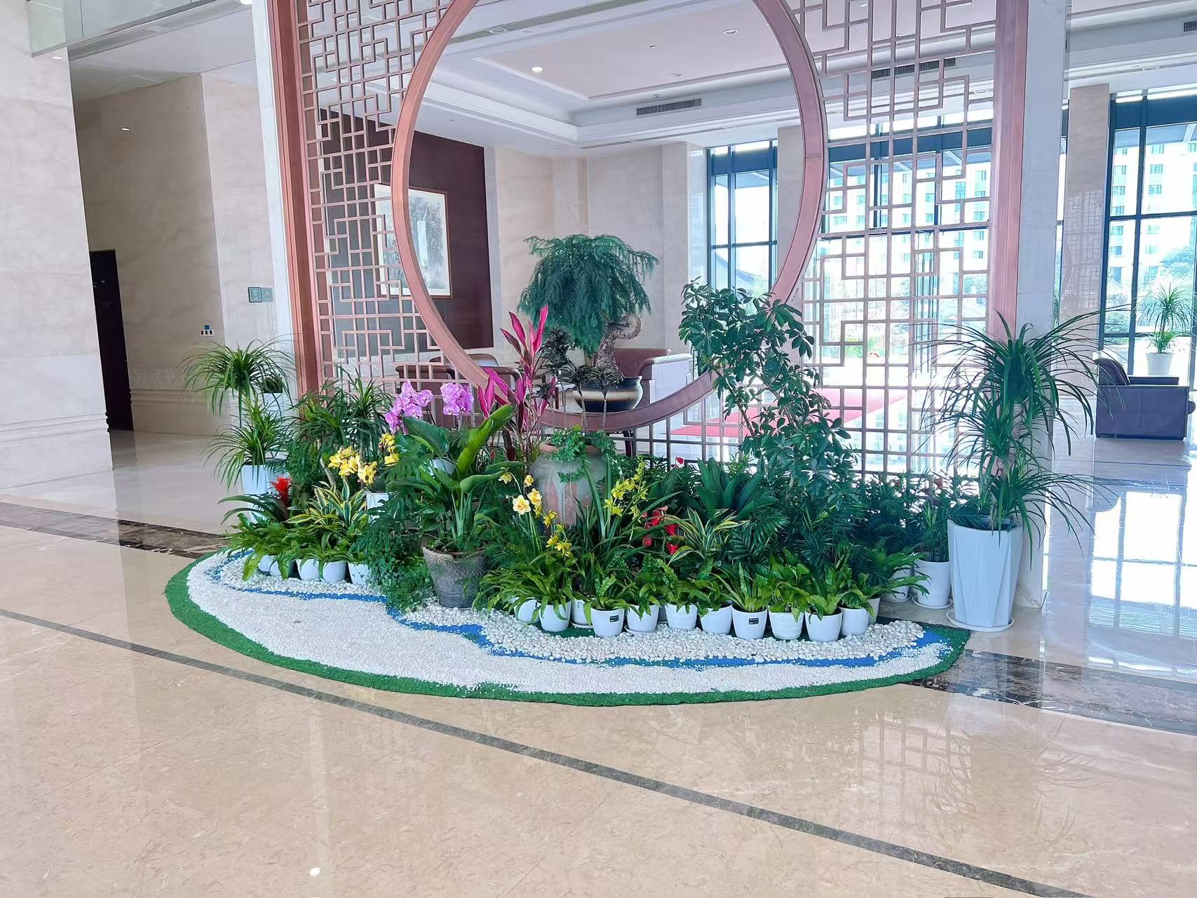 走进宁波海曙，感受花木租赁设计的魅力！